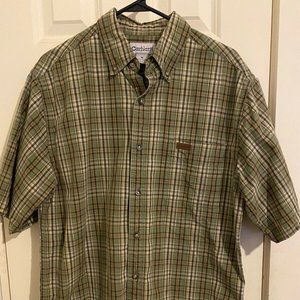 Carharrt Men's Size M Green Button-Down Flannel